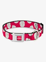 Disney Lilo & Stitch Bounding Dress Leaves Seatbelt Buckle Dog Collar