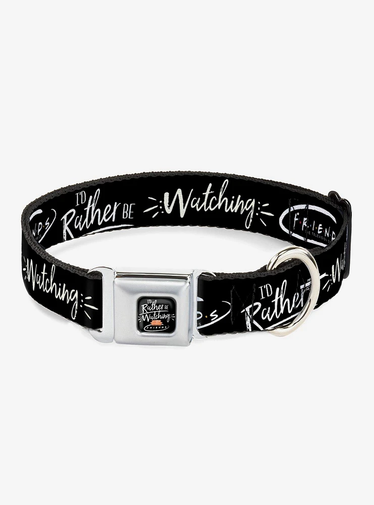 Friends The Television Series Logo Seatbelt Buckle Dog Collar