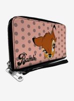 Disney Bambi Dots Zip Around Wallet