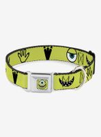 Disney Pixar Monsters, Inc. Mike Icons Seatbelt Buckle Dog Collar