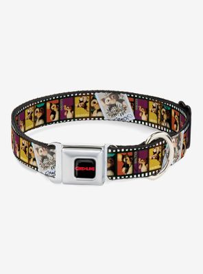 Gremlins Gizmo Filmstrip Poses Seatbelt Buckle Dog Collar