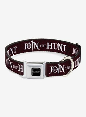 Supernatural Join the Hunt Symbols Scattered Seatbelt Buckle Dog Collar