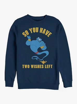 Disney Aladdin Mo Wishes Crew Sweatshirt