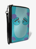 Disney Pixar Monsters, Inc. Sulley Body Womens Zip Around Wallet