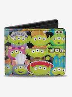 Disney Pixar Toy Story Aliens Character Cosplay Mashup Bi-fold Wallet