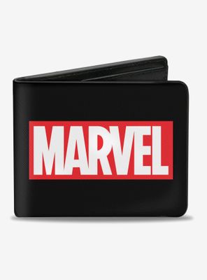 Marvel Black And Red Logo Bifold Wallet