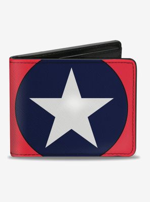 Marvel Captain America Close Up Shield Bi-fold Wallet