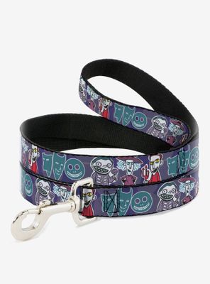 The Nightmare Before Christmas Lock Shock Barrel Pose And Masks Dog Leash