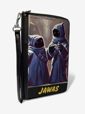 Star Wars The Mandalorian Jawas Pose Womens Zip Around Wallet