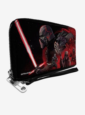 Star Wars The Rise of Skywalker Kylo Ren And The Knights Of Ren Zip Around Wallet