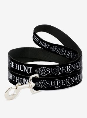 Supernatural Join The Hunt Icons Logo Pentagrams Dog Leash