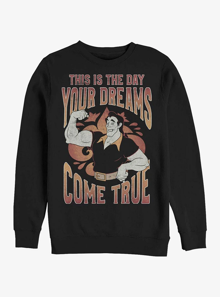 Disney Beauty And The Beast Gaston Dreams Sweatshirt