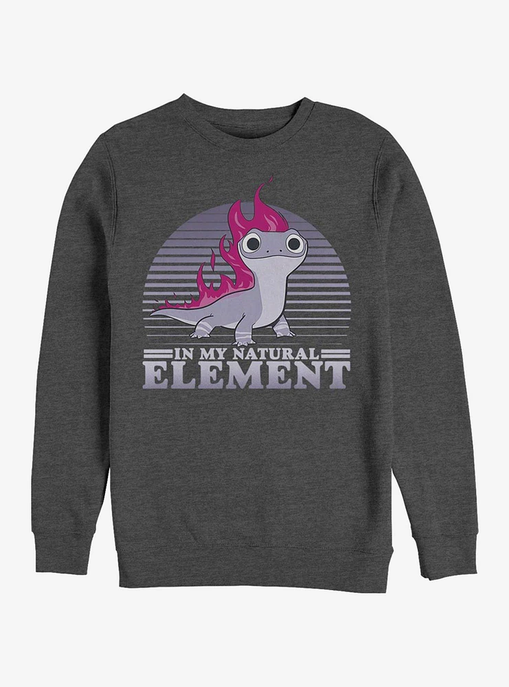 Disney Frozen 2 Element Flames Crew Sweatshirt