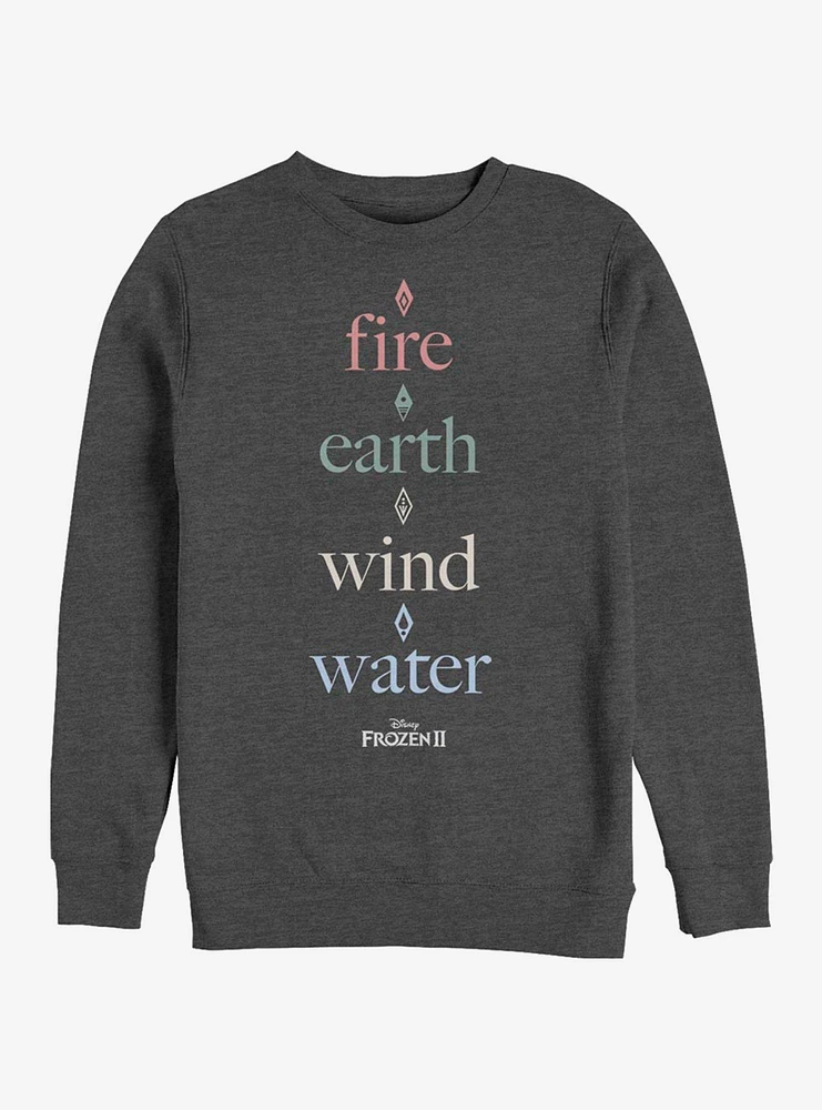 Disney Frozen 2 Simple Elements Crew Sweatshirt