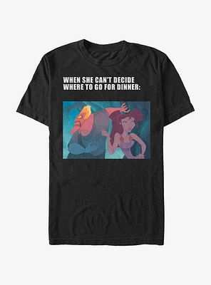 Disney Villains Hades Dinner Meme T-Shirt