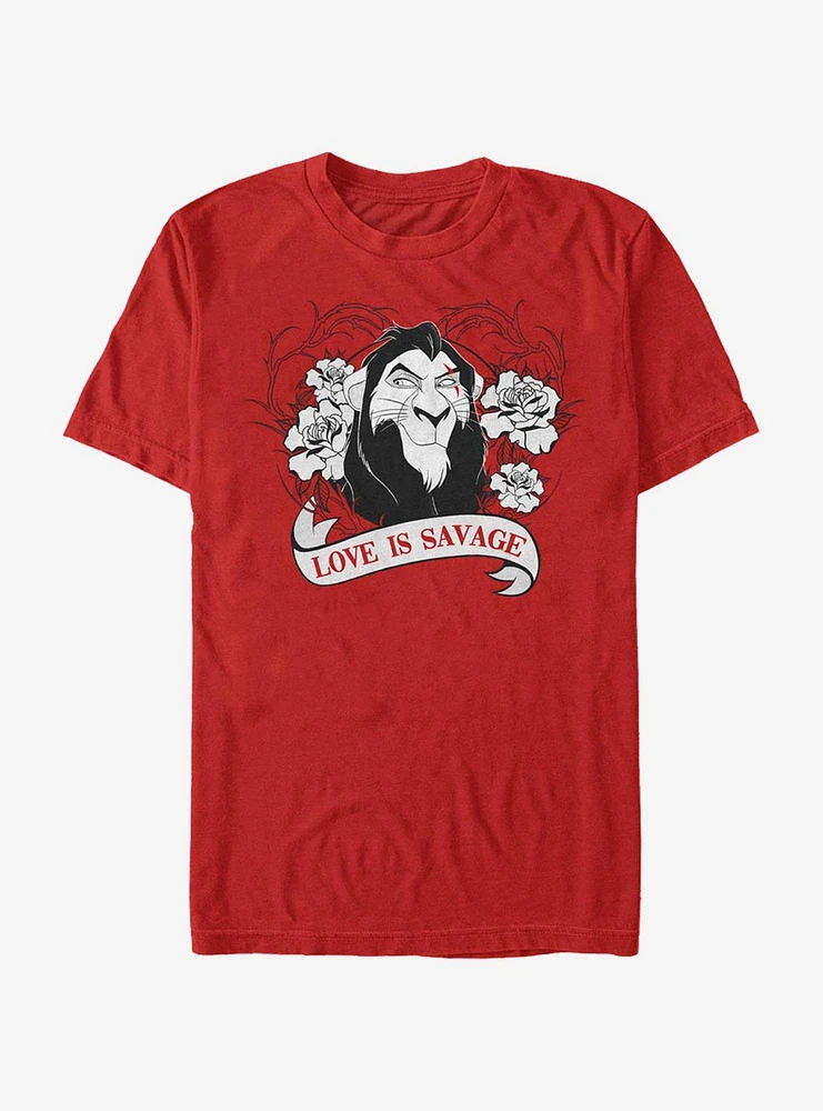 Disney Villains Love Is Savage T-Shirt