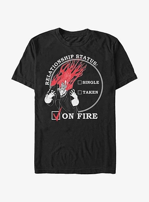 Disney Villains Relationship On Fire T-Shirt