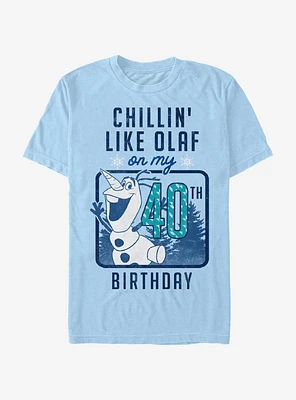 Disney Frozen Olaf Birthday 40 T-Shirt