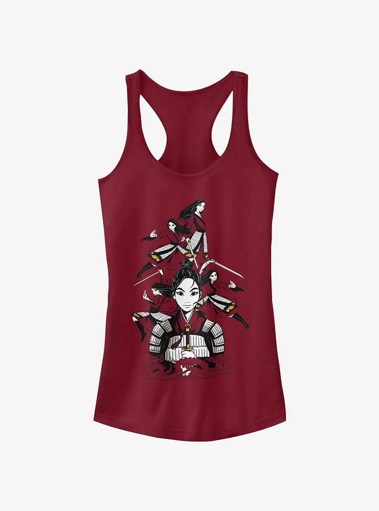 Disney Mulan Poses Girls Tank