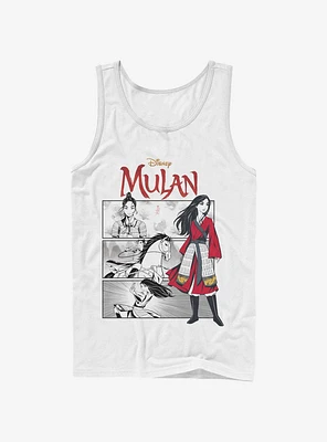 Disney Mulan Comic Panels Tank