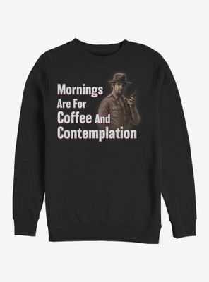 Stranger Things Coffee And Contemplation Sweatshirt