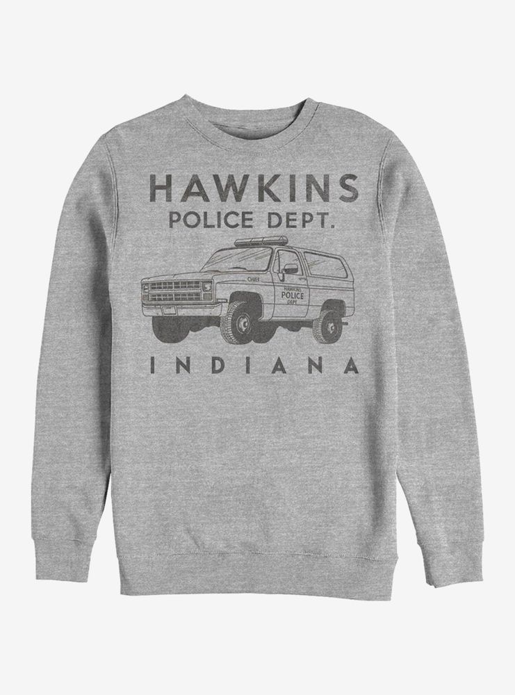 Stranger Things Hawkins Police Auto Sweatshirt