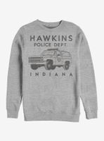 Stranger Things Hawkins Police Auto Sweatshirt