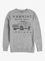 Stranger Things Hawkins Police Auto Sweatshirt