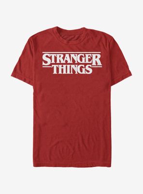 Stranger Things Classic Logo T-Shirt