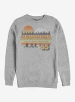 Stranger Things Hawkins Vintage Sunsnet Sweatshirt