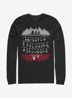 Stranger Things Alphabet Lights Long-Sleeve T-Shirt