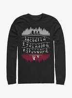 Stranger Things Alphabet Lights Long-Sleeve T-Shirt