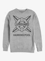 Stranger Things Hawkins Pool Lifeguard Sweatshirt