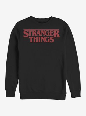 Stranger Things Classic Logo Sweatshirt