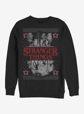 Stranger Things Upside Down Ugly Sweater Sweatshirt