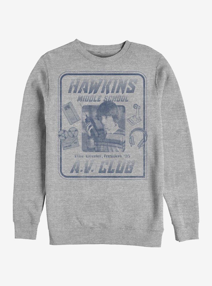 Stranger Things Mike Hawkins AV President Sweatshirt