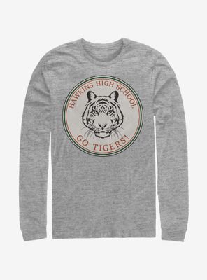 Stranger Things Hawkins Go Tigers Long-Sleeve T-Shirt