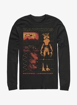 Stranger Things Hawkins Lab Long-Sleeve T-Shirt