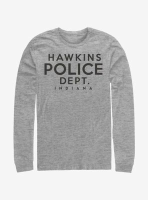 Stranger Things Hawkins Police Department Long-Sleeve T-Shirt