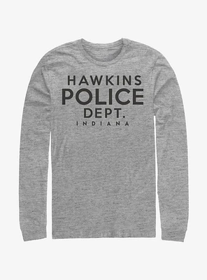 Stranger Things Hawkins Police Department Long-Sleeve T-Shirt