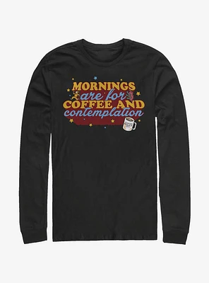 Stranger Things Coffee Contemplations Long-Sleeve T-Shirt