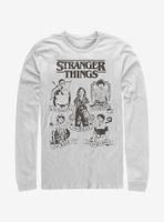 Stranger Things DND Classes Long-Sleeve T-Shirt