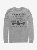 Stranger Things Hawkins Police Auto Long-Sleeve T-Shirt