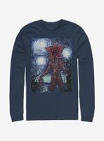 Stranger Things Starry Demogorgon Long-Sleeve T-Shirt