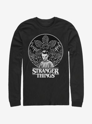 Stranger Things Stippling Eleven Long-Sleeve T-Shirt