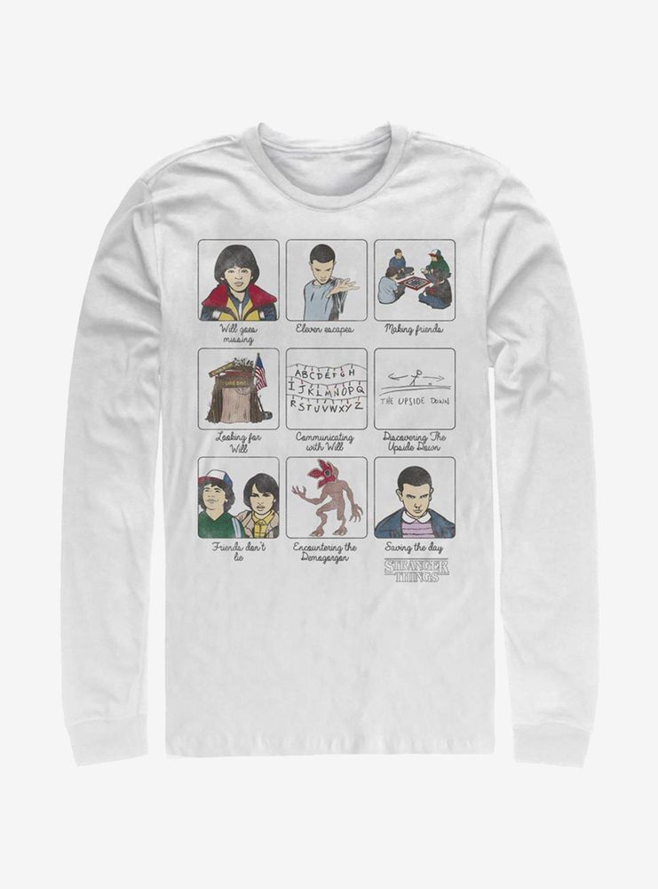 Stranger Things Story Long-Sleeve T-Shirt