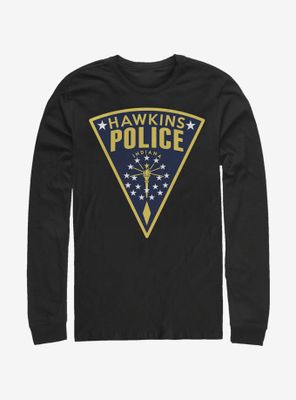 Stranger Things Hawkins Police Seal Long-Sleeve T-Shirt