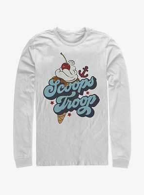 Stranger Things Scoops Troops Long-Sleeve T-Shirt