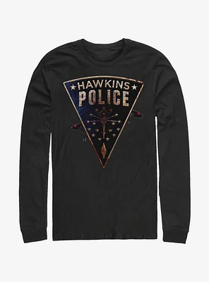 Stranger Things Hawkins Police Rats Long-Sleeve T-Shirt