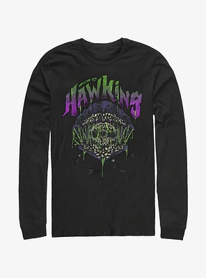 Stranger Things Welcome To Hawkins Long-Sleeve T-Shirt